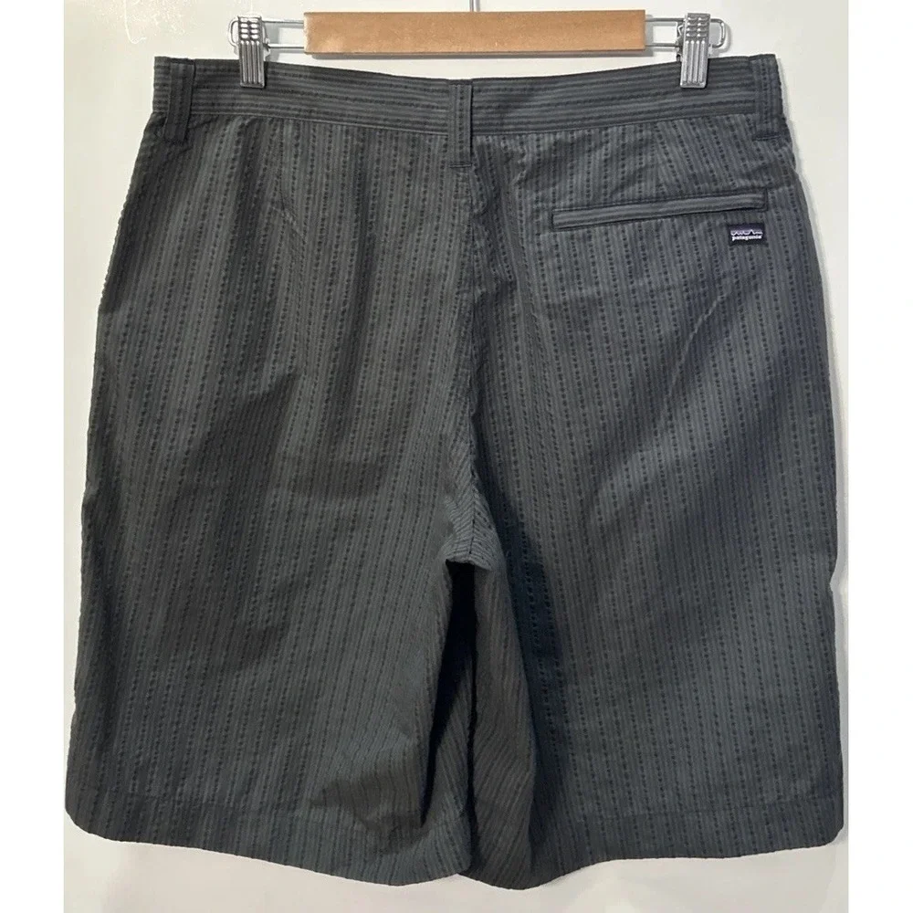 Mens Vintage Patagonia Thrift Shorts Striped Sz 32‎ Gray 57627 EC S00' Organic